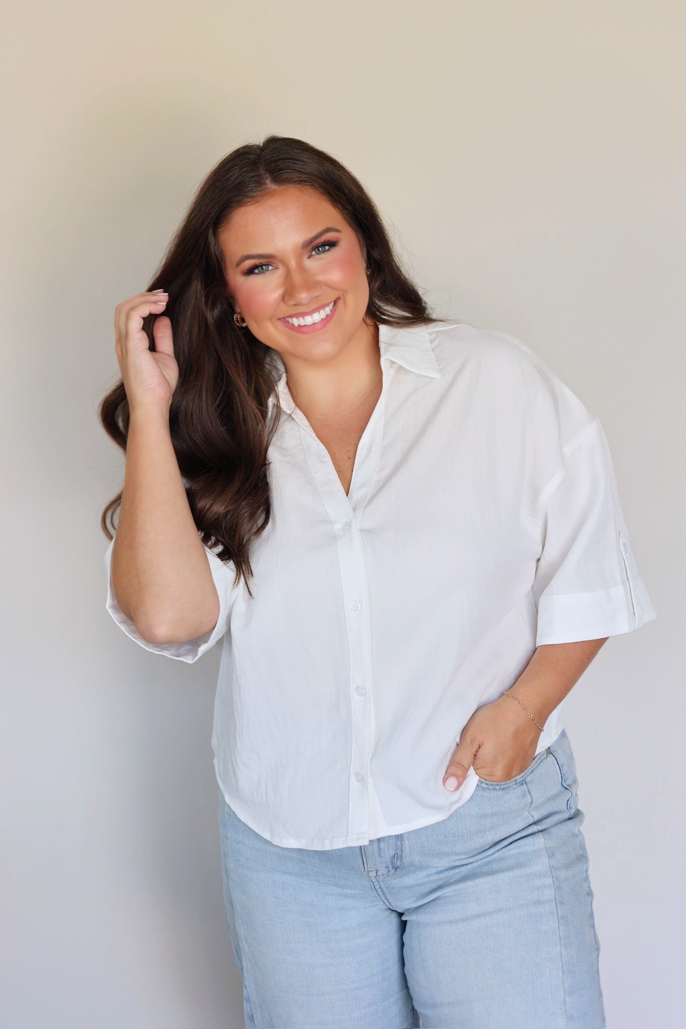Beth Button Up Blouse