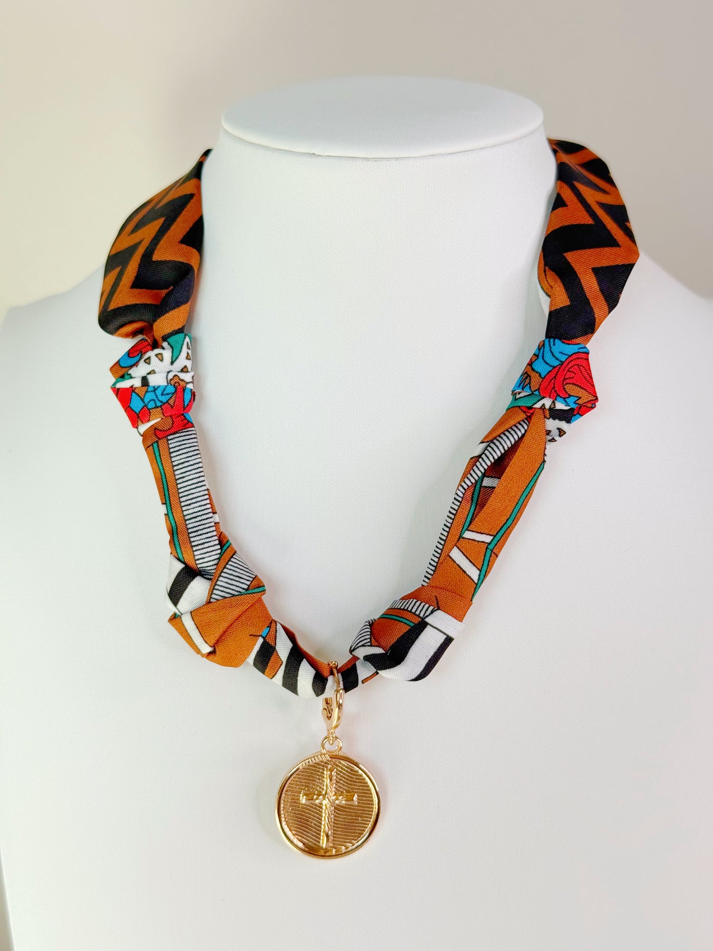Cross Coin Necklace