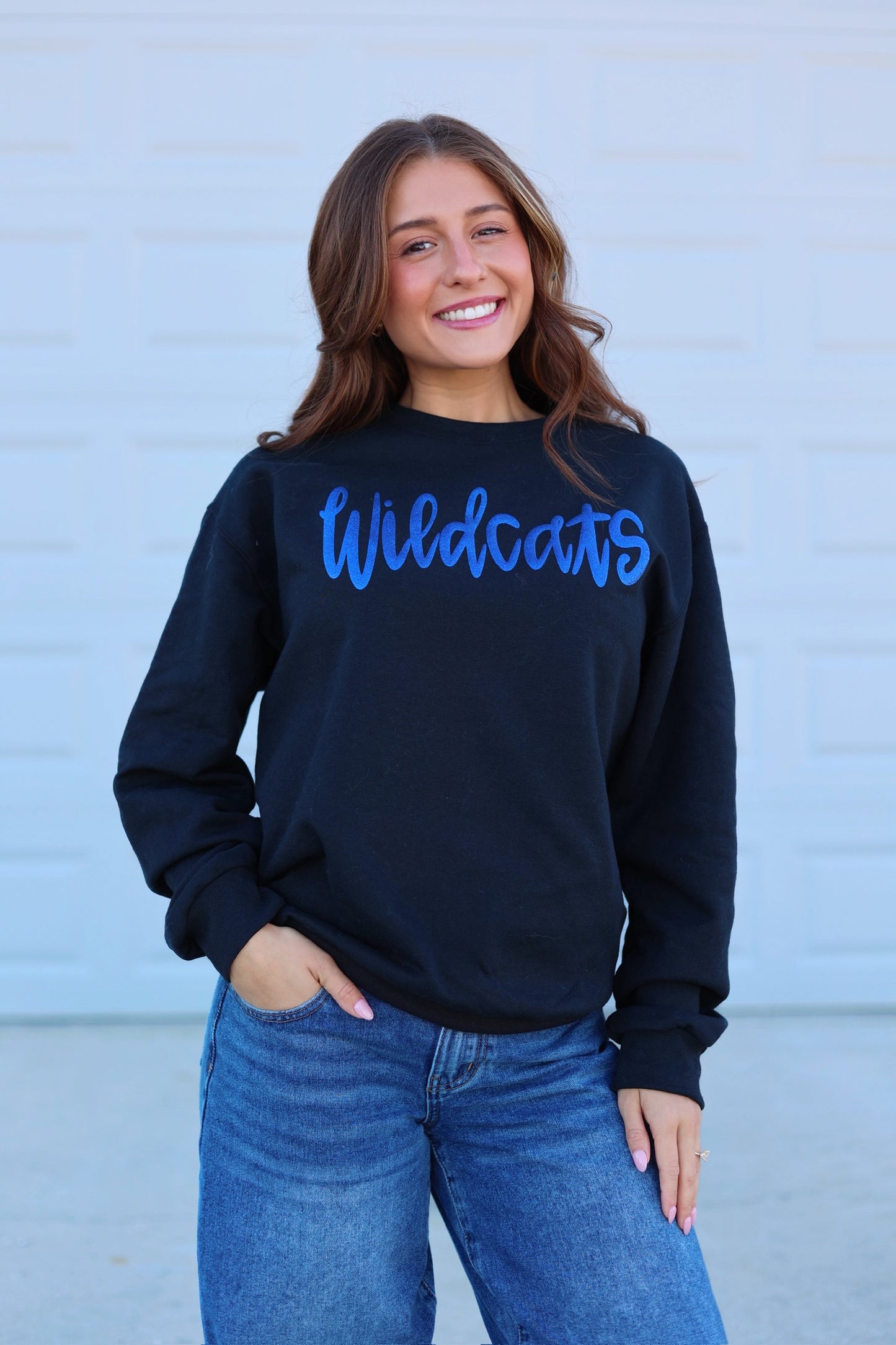 Kentucky Script Puff Graphic Sweatshirt