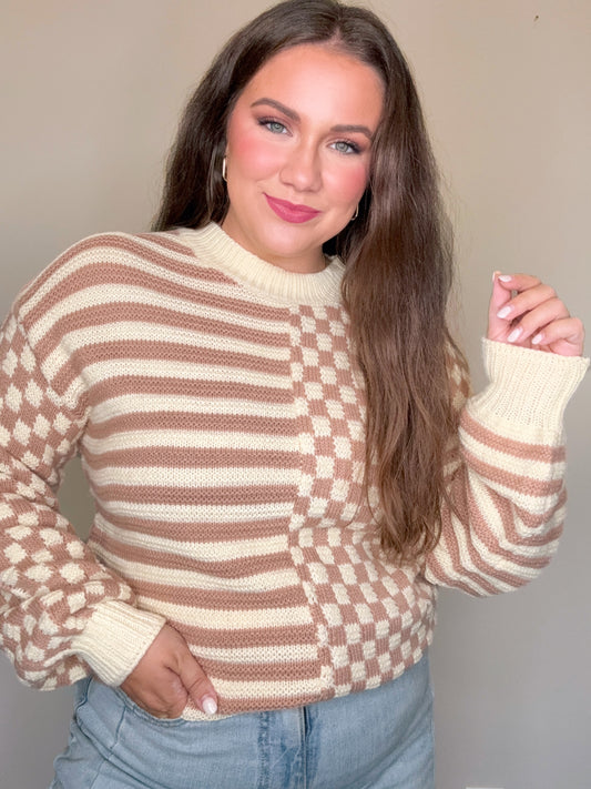 Neutral Love Sweater