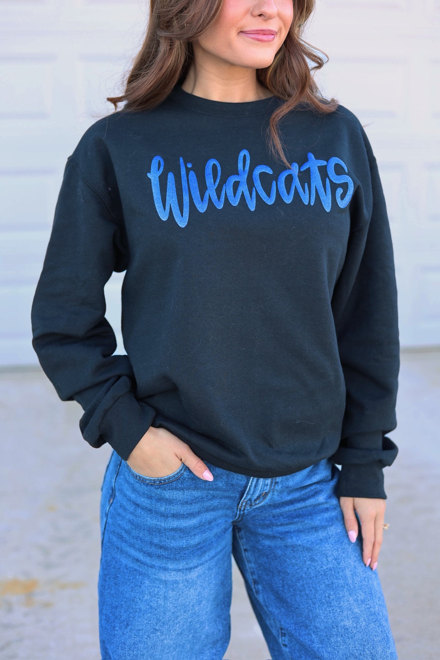 Kentucky Script Puff Graphic Sweatshirt