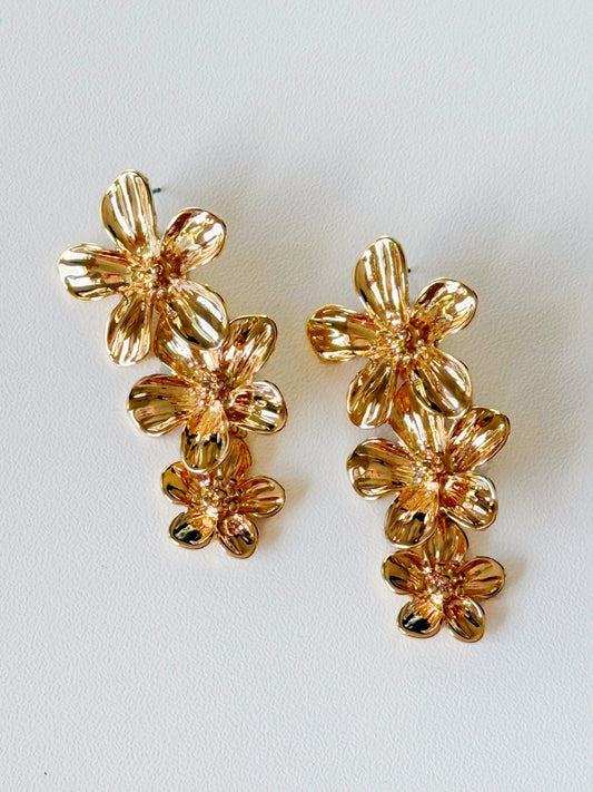 Flower Drop Earring