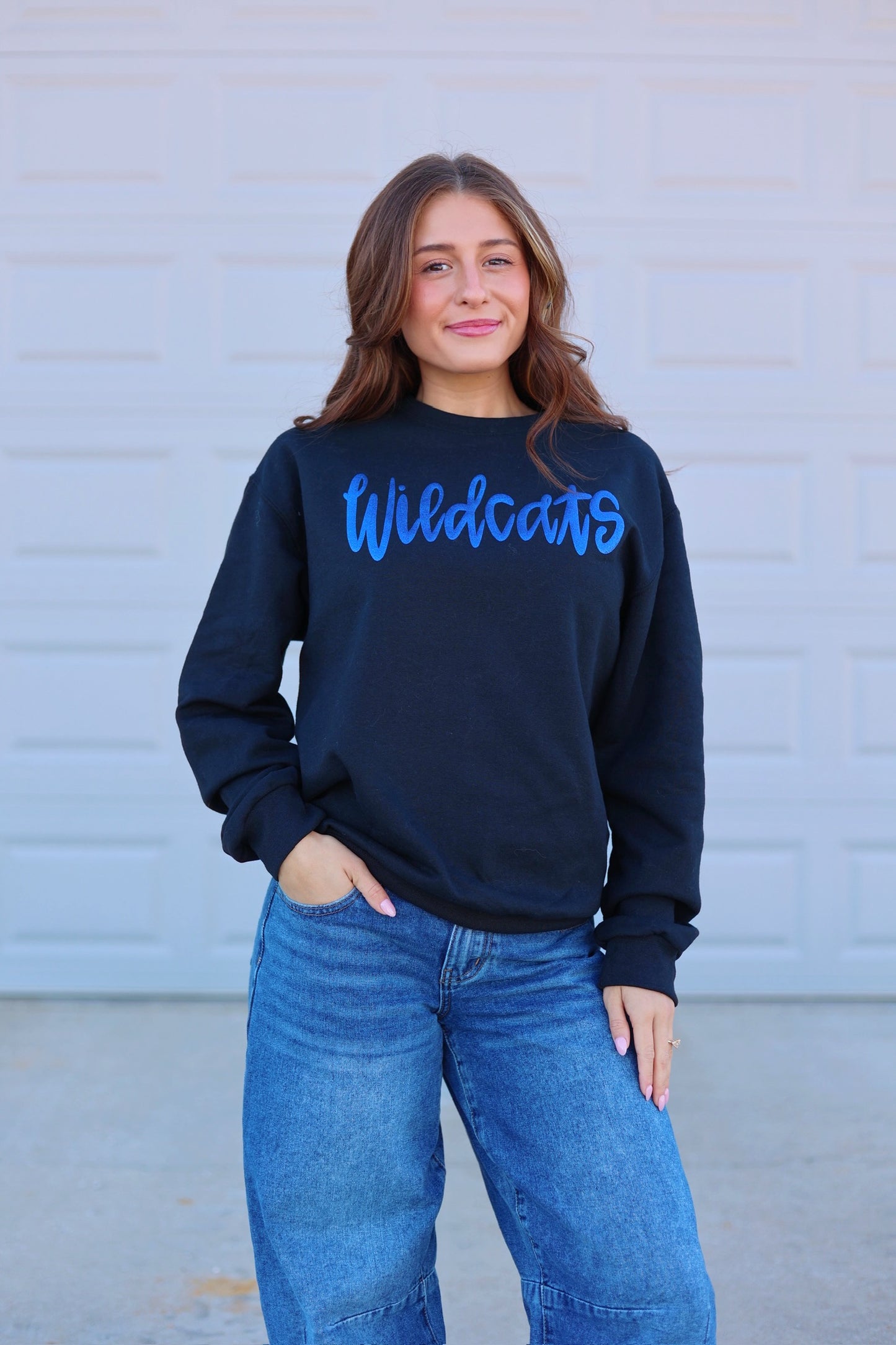 Kentucky Script Puff Graphic Sweatshirt